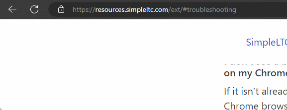 Browser Extension Documentation - SimpleLTC
